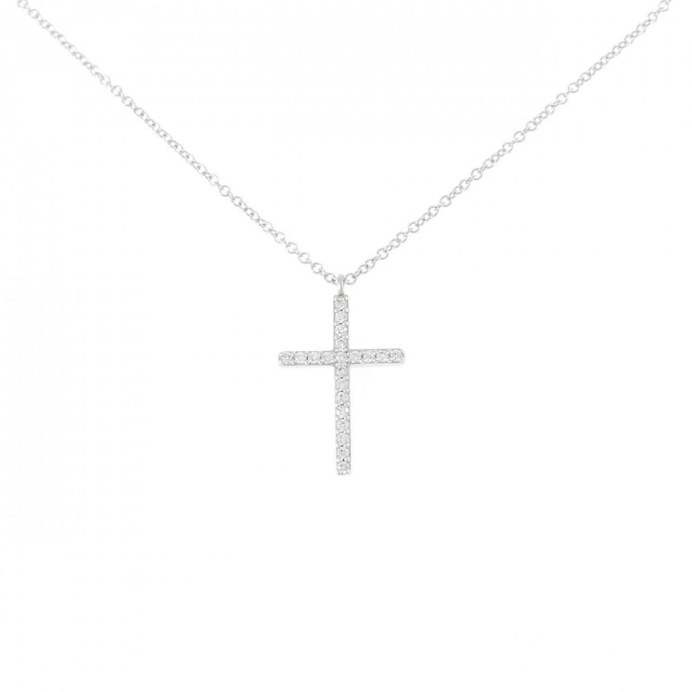 Tiffany Metro Cross Medium Necklace